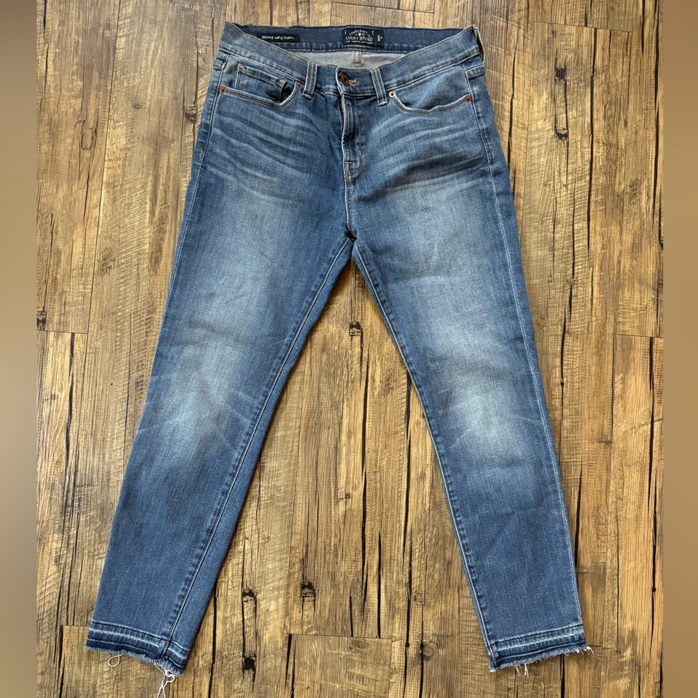 Lucky Brand Brooke ankle skinny denim jeans. Size 8/29.